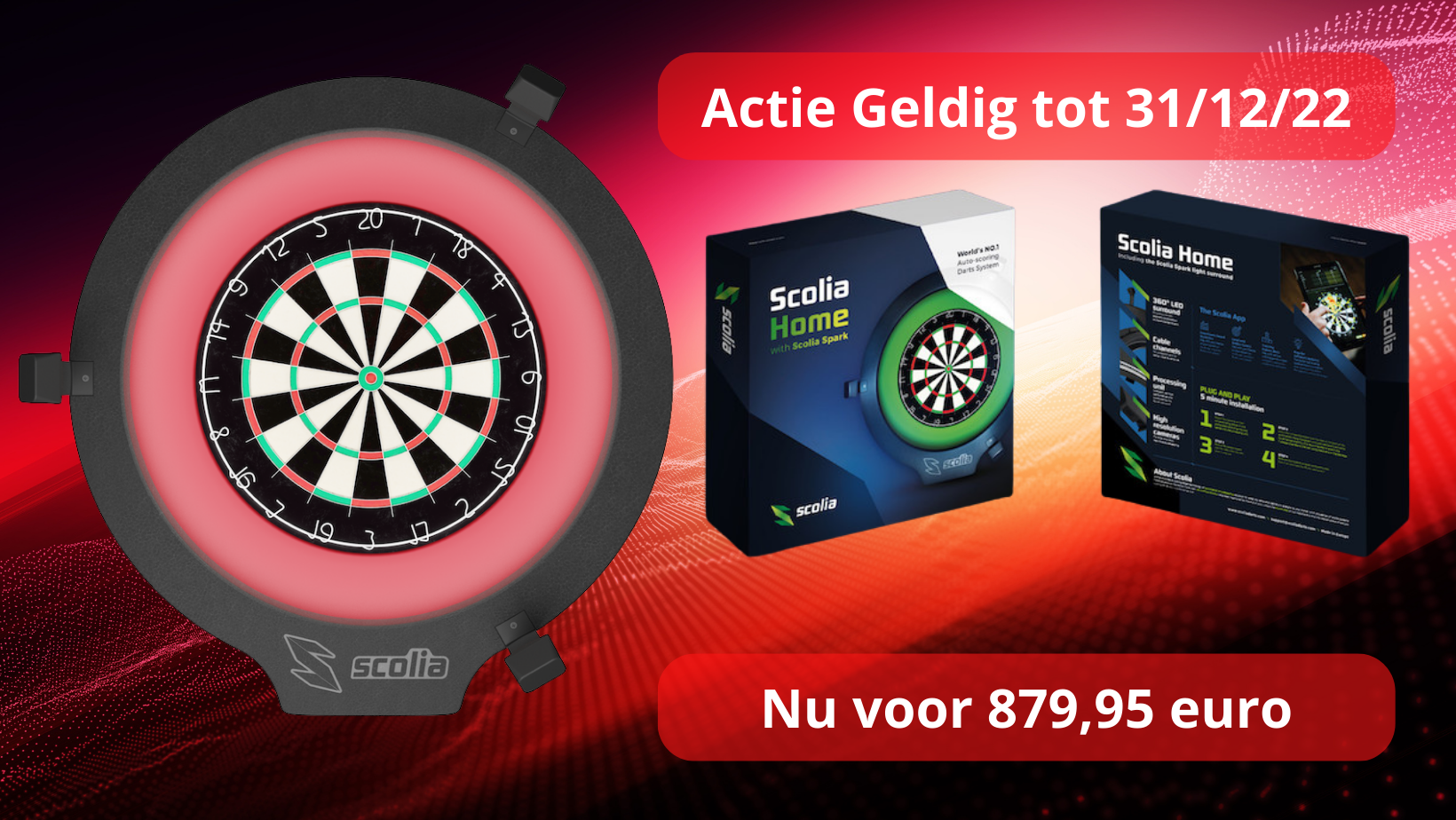 Scolia Home Basic Bundle With Spark Light Surround Darts